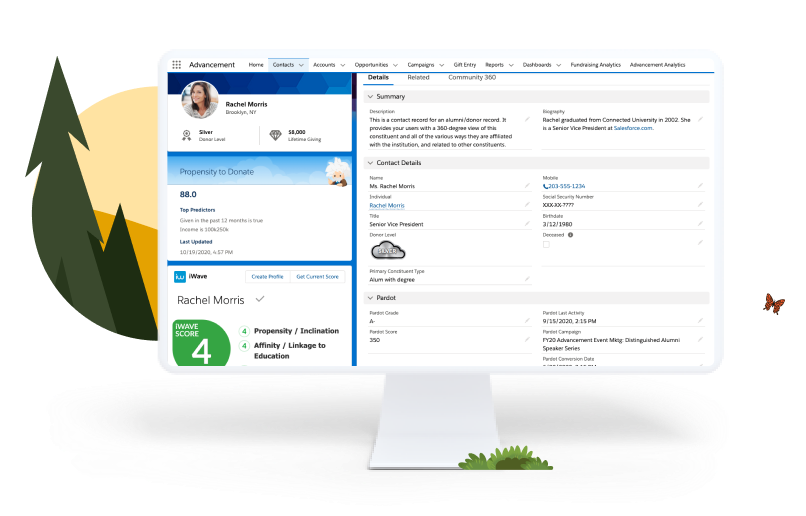 screenshot of Salesforce.org Education Cloud